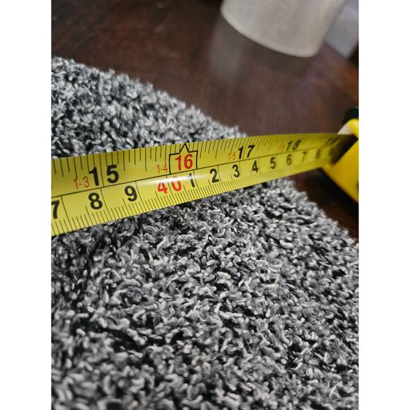 J. Jill Pure Jill Marled Heavy Black White Marled Sweater Cardigan Size L Large - Picture 16 of 16